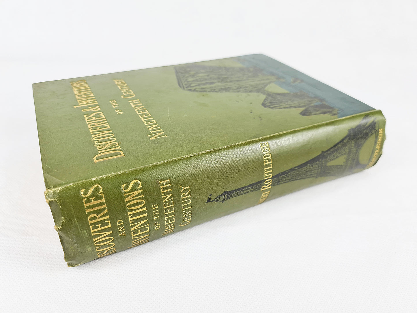 Discoveries And Inventions Of The Nineteenth Century by Robert Routledge. Antique book 1893