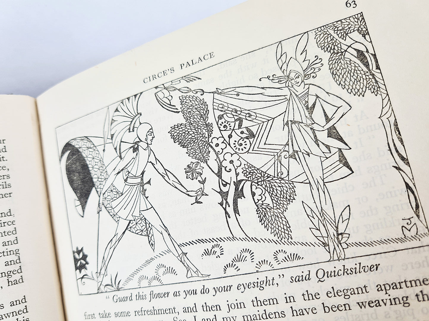 The Children's Golden Treasure Book. Antique childrens book and collection of stories. Illustrated