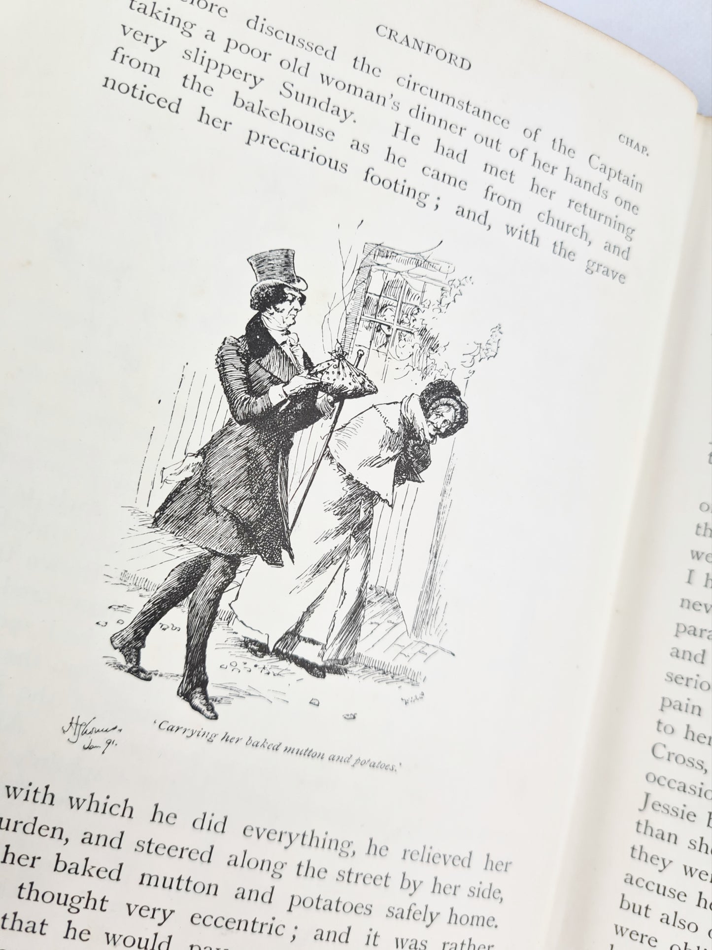 Cranford by Elizabeth Gaskell. Illustrated Antique edition 1895