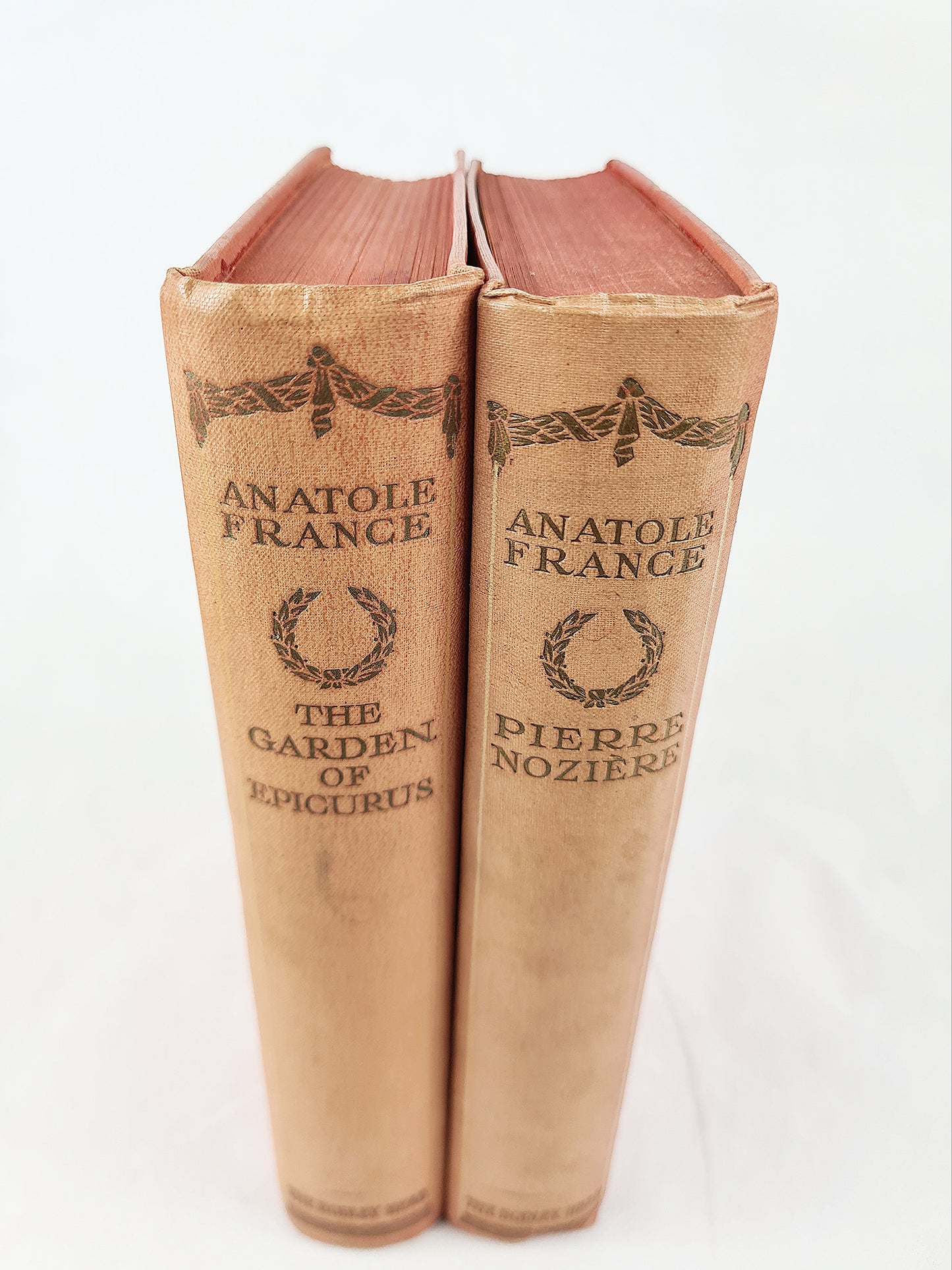 Two Volumes, The Garden Of Epicurus, Pierre Noziere, Anatole France