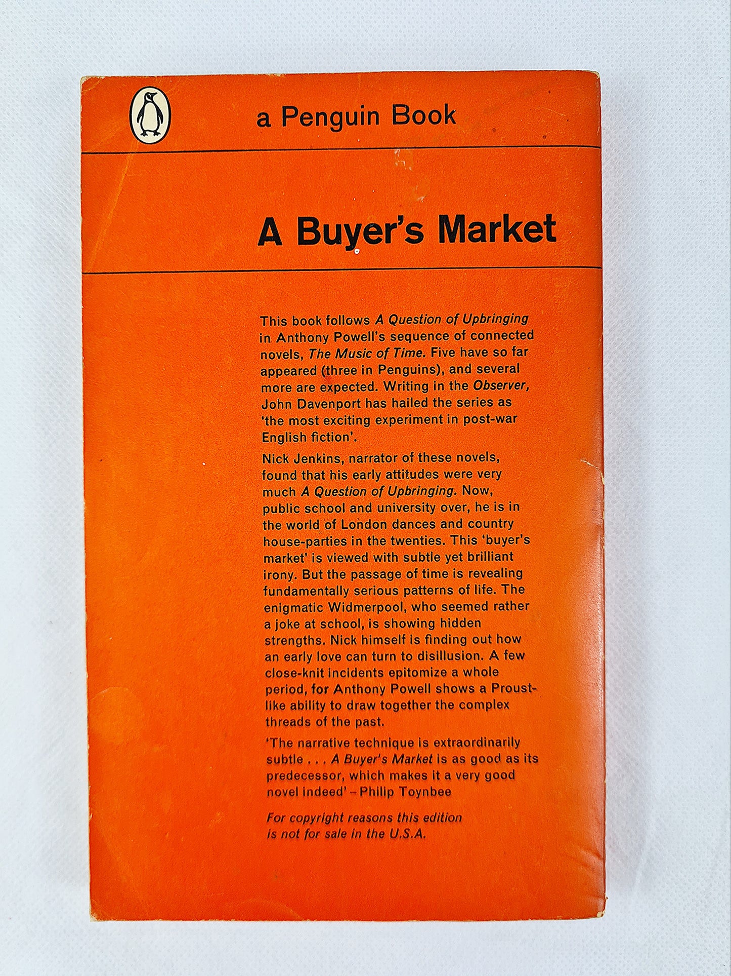 A Buyers Market, Anthony Powell