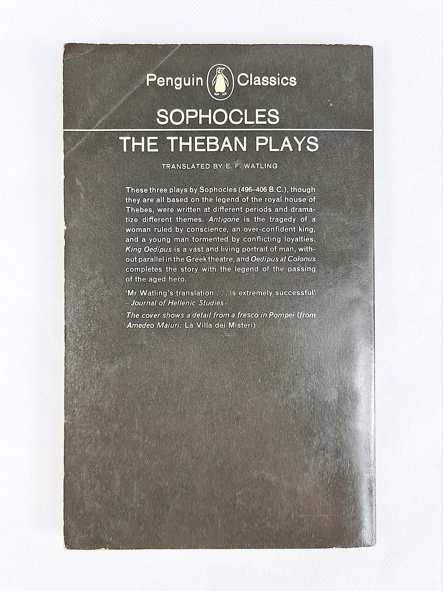 The Theban Plays, Sophocles
