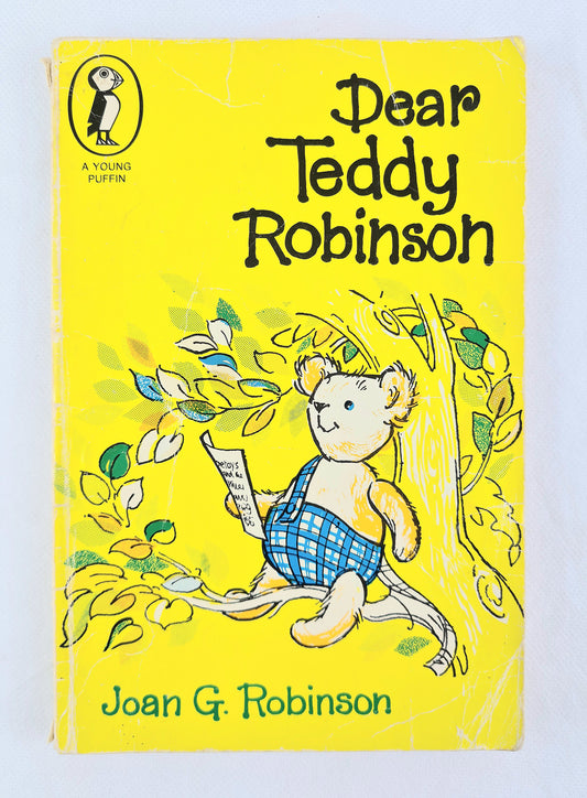 Dear Teddy Robinson by Joan G. Robinson. Vintage children's book
