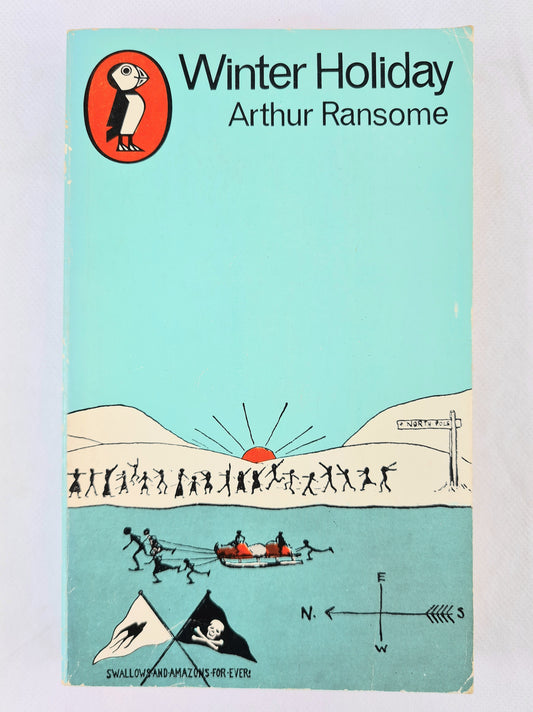 Winter Holiday bt Arthur Ransome. Vintage children's book. Puffin Books