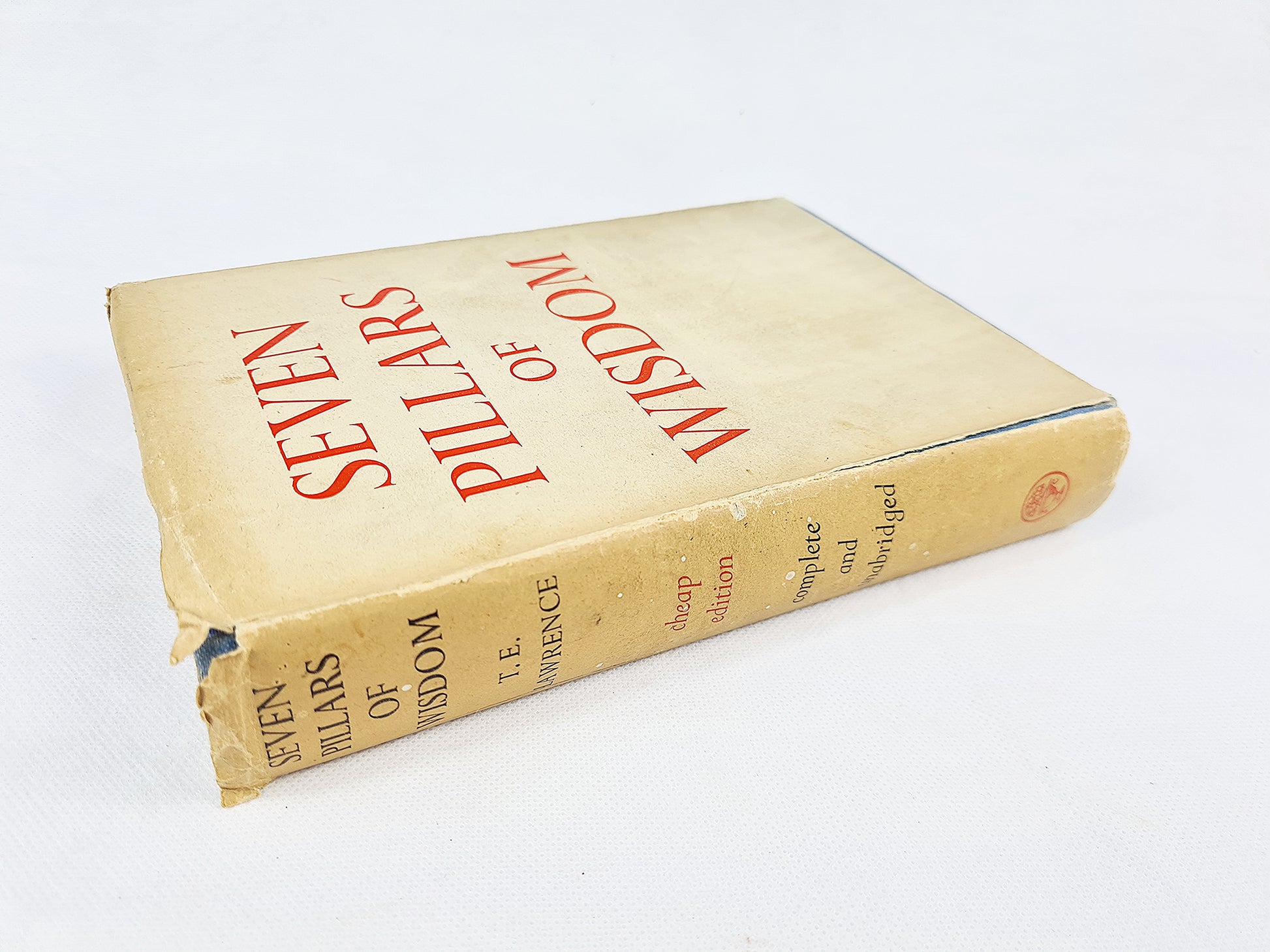 Vintage seven pillars of wisdom book