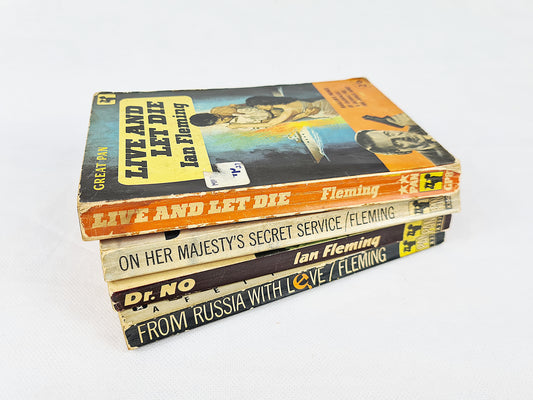 James Bond Books, Set Of Four