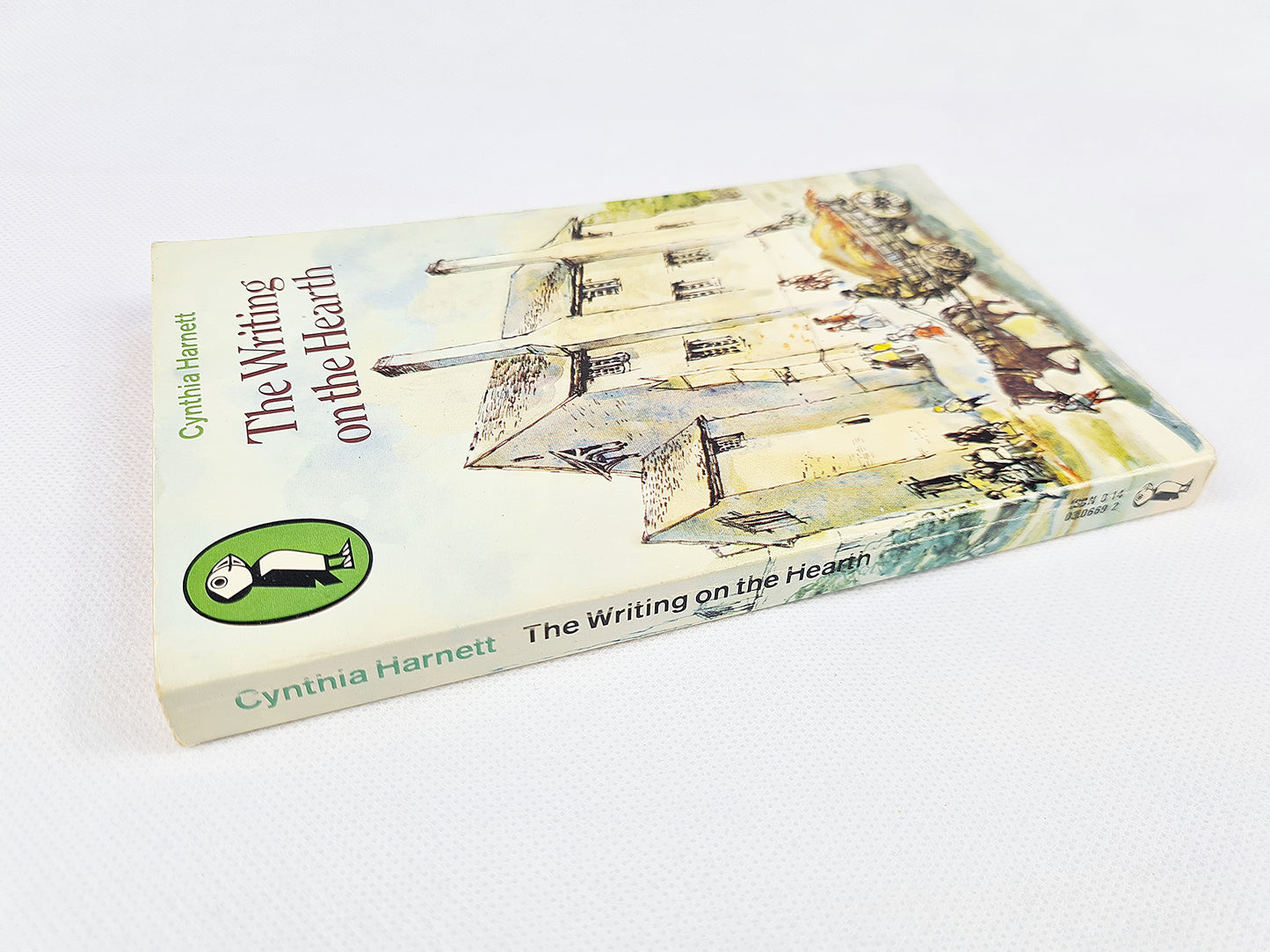 Vintage puffin book, the writing on the hearth 