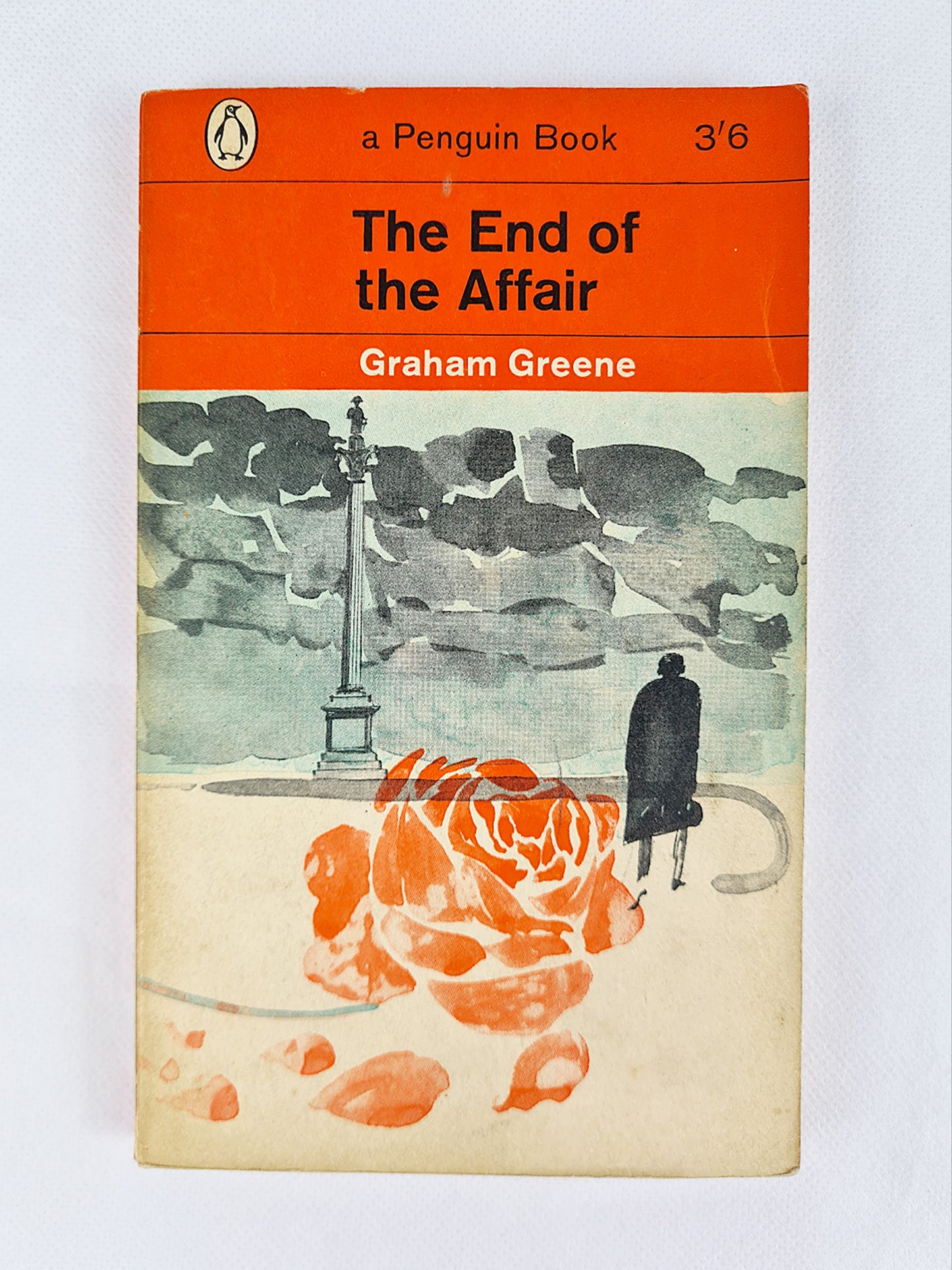 Vintage orange penguin book by graham greene