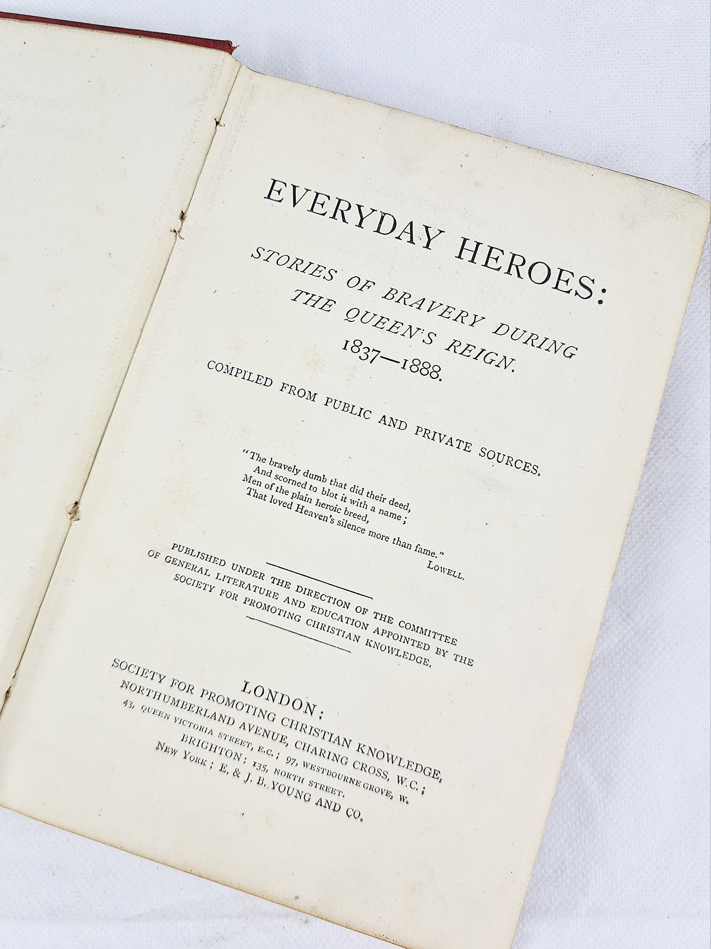 Everyday Heroes, Stories Of Bravery During The Queens Reign 1837-1888