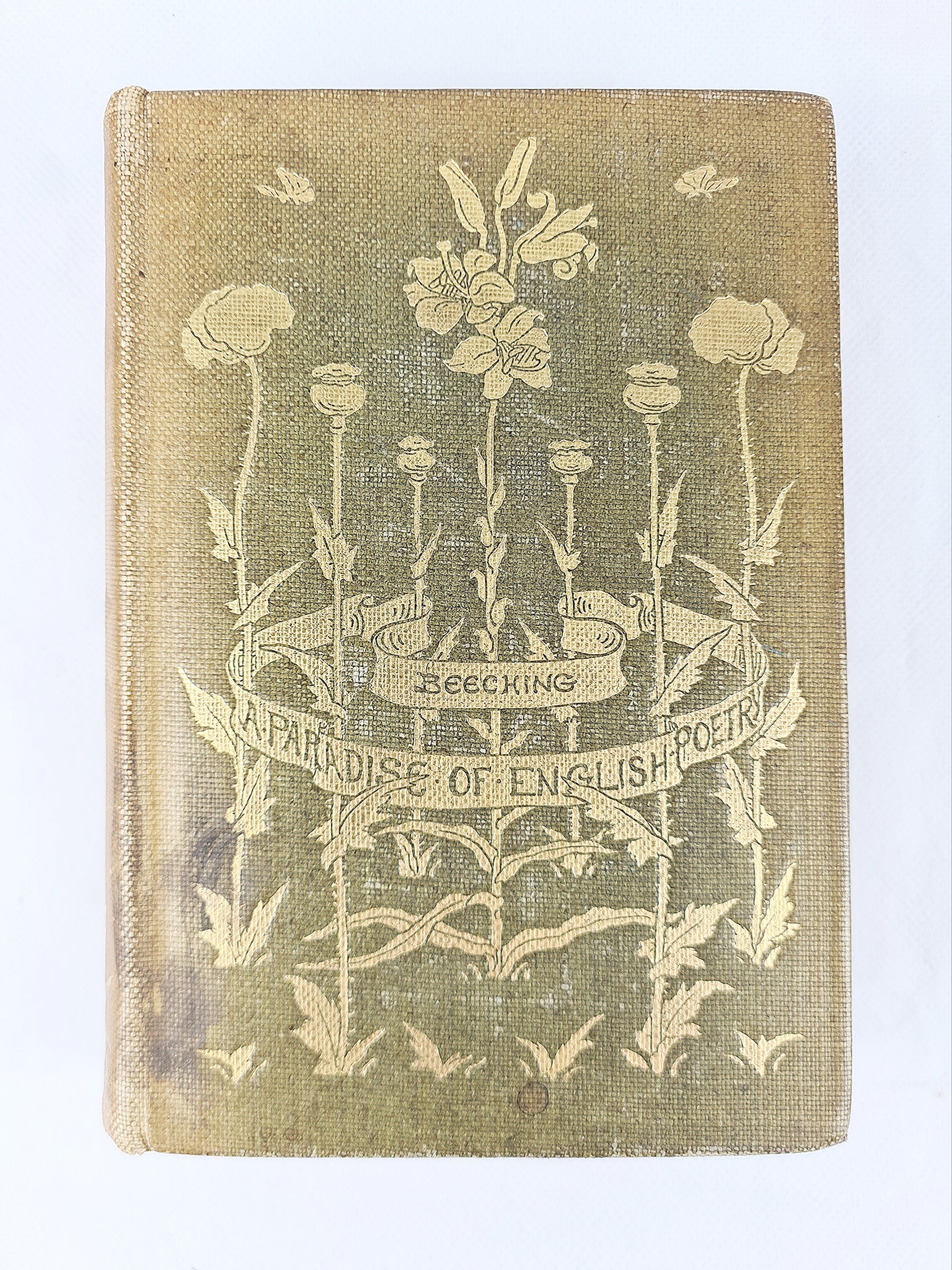 Decorative antique poetry book